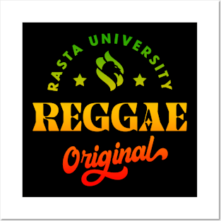 Rasta University Reggae Original Rasta Colors Reggae Posters and Art